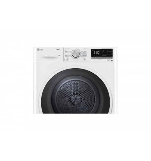 LG RH90V5AV6N asciugatrice Libera installazione Caricamento frontale 9 kg A++ Bianco