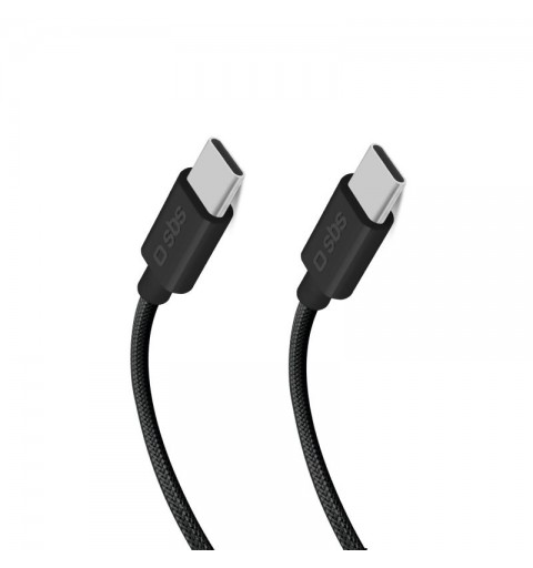 SBS TECABLETISSUETCC32K USB Kabel USB 3.2 Gen 2 (3.1 Gen 2) 1,5 m USB C Schwarz