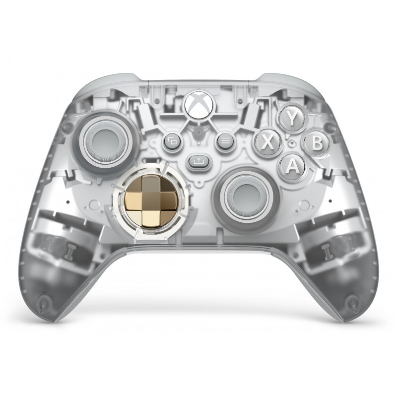 Microsoft Ghost Cipher Oro, Grigio chiaro, Trasparente Bluetooth USB Gamepad Analogico Digitale Android, PC, Xbox One, Xbox Microsoft Ghost Cipher Oro, Grigio chiaro, Trasparente Bluetooth USB Gamepad Analogico Digitale Android, PC, Xbox One, Xbox