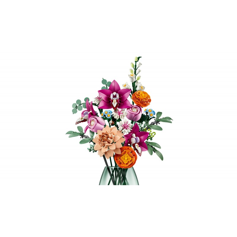 LEGO Le joli bouquet de fleurs roses