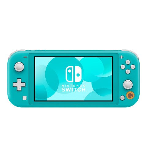 Nintendo Switch Lite edición aloha de Animal Crossing New Horizons con Tendo y Nendo
