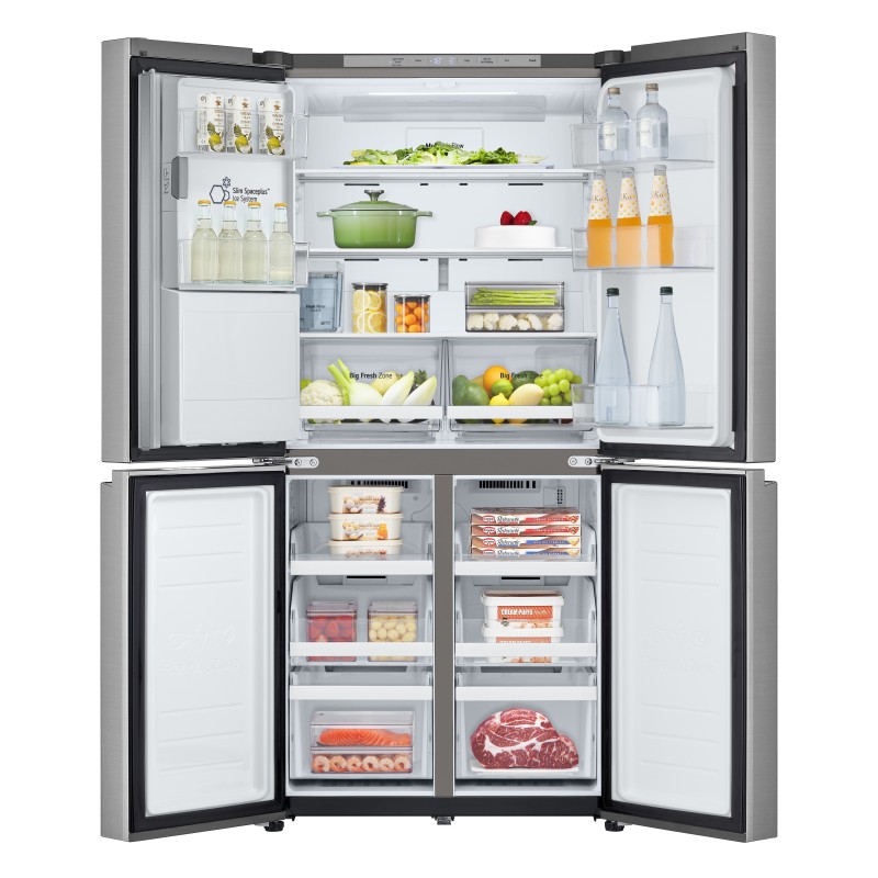 LG GML861PYPE Frigorifero Multidoor Slim, Classe E, 506L, Wi-Fi, Total No Frost, Prime Silver