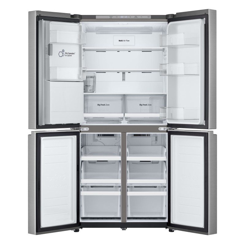 LG GML861PYPE Frigorifero Multidoor Slim, Classe E, 506L, Wi-Fi, Total No Frost, Prime Silver