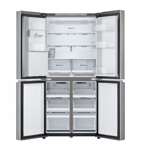 LG GML861PYPE Frigorifero Multidoor Slim, Classe E, 506L, Wi-Fi, Total No Frost, Prime Silver