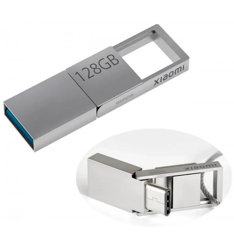 Xiaomi BHR8816GL unidad flash USB 128 GB USB Type-A USB Type-C 3.2 Gen 1 (3.1 Gen 1) Gris