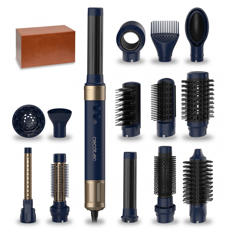 Cecotec Bamba CeramicCare 14in1 AirGlam Blue Multistyler Warm 1400 W