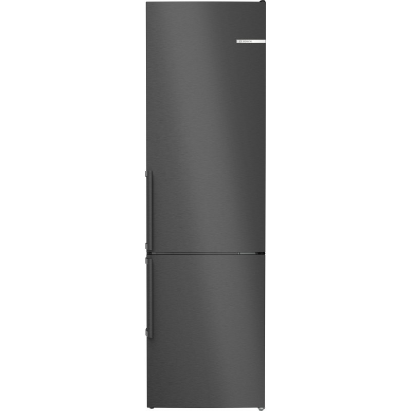 Bosch Serie 4 KGN39VXDT Frigorifero combinato da libera installazione 203 x 60 cm Acciaio nero anti-impronta Classe D