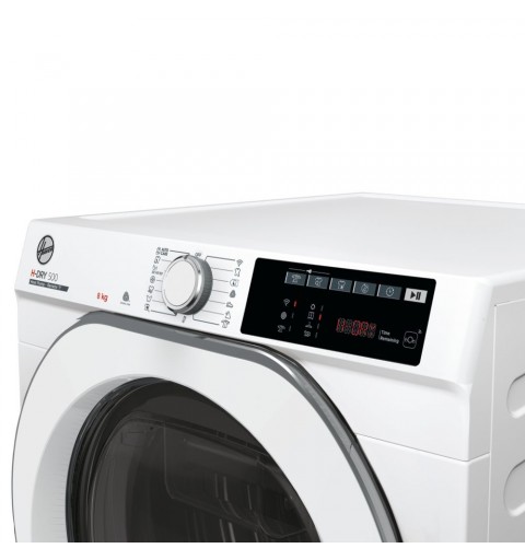 Hoover H-DRY 500 NDE H8A2TCEXS-S sèche-linge Pose libre Charge avant 8 kg A++ Blanc