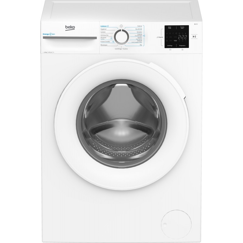 Beko b300 BMWU31021W Lavatrice EnergySpin 10kg, Classe A, 1200giri