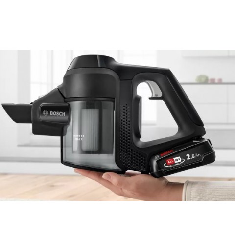 Bosch Serie 6 BBS611BSC stick vacuum electric broom 2-in-1 stick vacuum Battery Dry Bagless Black 2.5 Ah