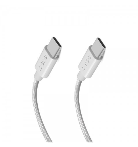 SBS TECABLETISSUETCC240G USB Kabel USB 3.2 Gen 2 (3.1 Gen 2) 2 m USB C Grau
