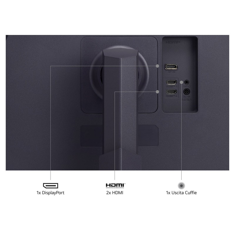 LG 32GS75QN-B écran plat de PC 80 cm (31.5") 2560 x 1440 pixels Quad HD LCD Noir