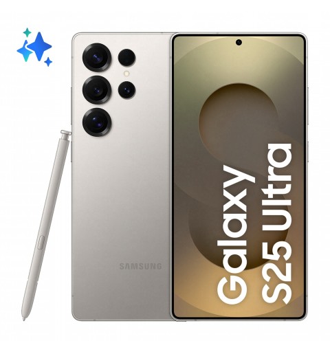 Samsung Galaxy S25 Ultra 17.5 cm (6.9") Dual SIM Android 15 5G USB Type-C 12 GB 256 GB 5000 mAh Grey, Titanium