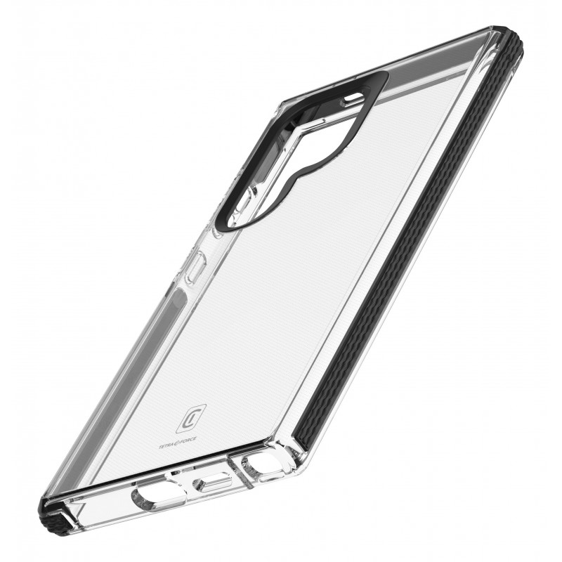 Cellularline TETRACGALS25UT mobile phone case 17.3 cm (6.8") Cover Black, Transparent