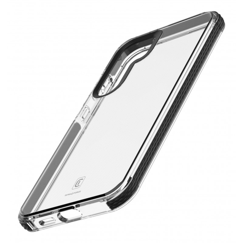Cellularline TETRACGALS25PLT mobile phone case 17.3 cm (6.82") Cover Black, Transparent