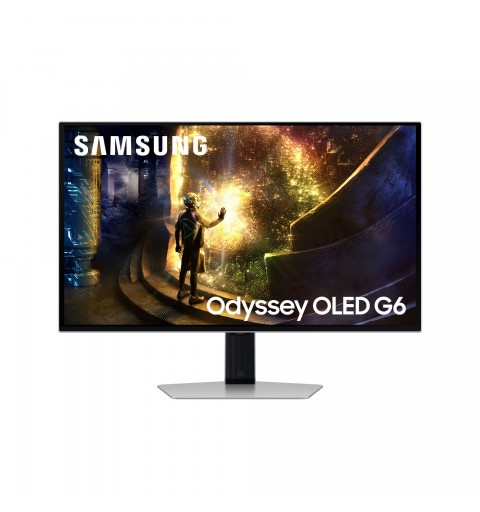 Samsung S27DG610SU pantalla para PC 68,6 cm (27") 2560 x 1440 Pixeles Quad HD OLED Plata