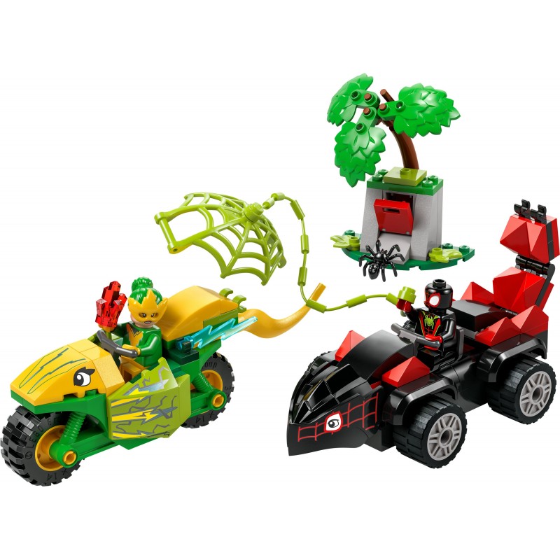 LEGO Spin y Electro Duelo de Vehículos Dinosaurio
