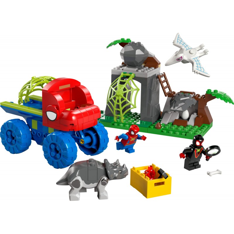 LEGO Sauvetage de l’équipe Spidey en dino-véhicule