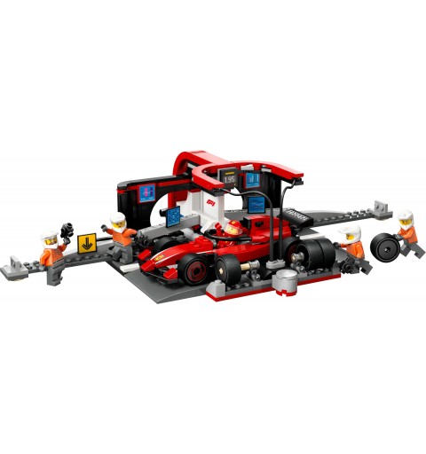 LEGO F1® Pit Stop & Pit Crew with Ferrari Car