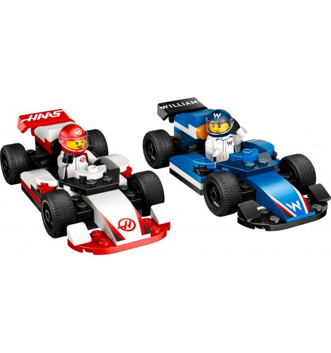 LEGO F1® Williams Racing & Haas F1® Race Cars