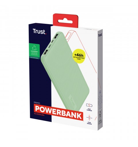 Trust 25029 Powerbank Lithium-Ion (Li-Ion) 10000 mAh Grün