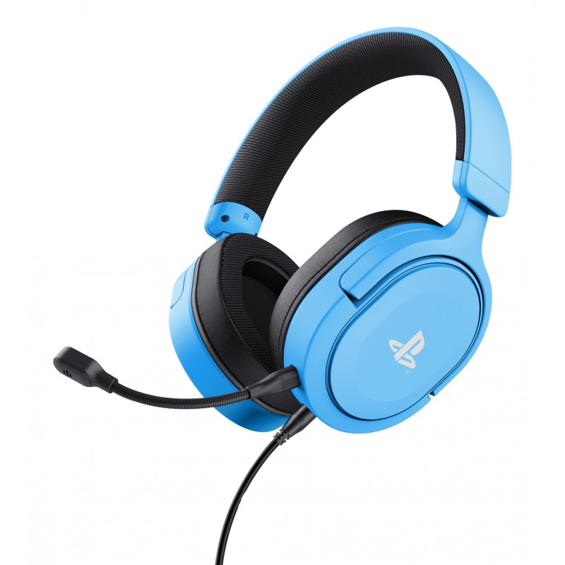 Trust GXT 498B Forta Kopfhörer Kabelgebunden Kopfband Gaming Blau