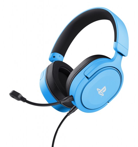 Trust GXT 498B Forta Kopfhörer Kabelgebunden Kopfband Gaming Blau