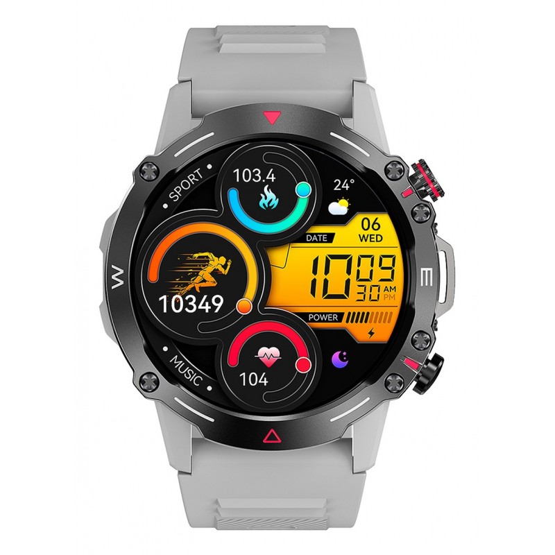 Trevi T-FIT 510 A 3,63 cm (1.43") AMOLED Digital 466 x 466 Pixeles Pantalla táctil Gris