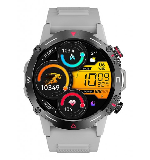 Trevi T-FIT 510 A 3,63 cm (1.43") AMOLED Digital 466 x 466 Pixel Touchscreen Grau