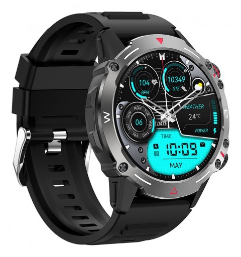 Trevi T-FIT 510 A 3,63 cm (1.43") AMOLED Digital 466 x 466 Pixeles Pantalla táctil Negro