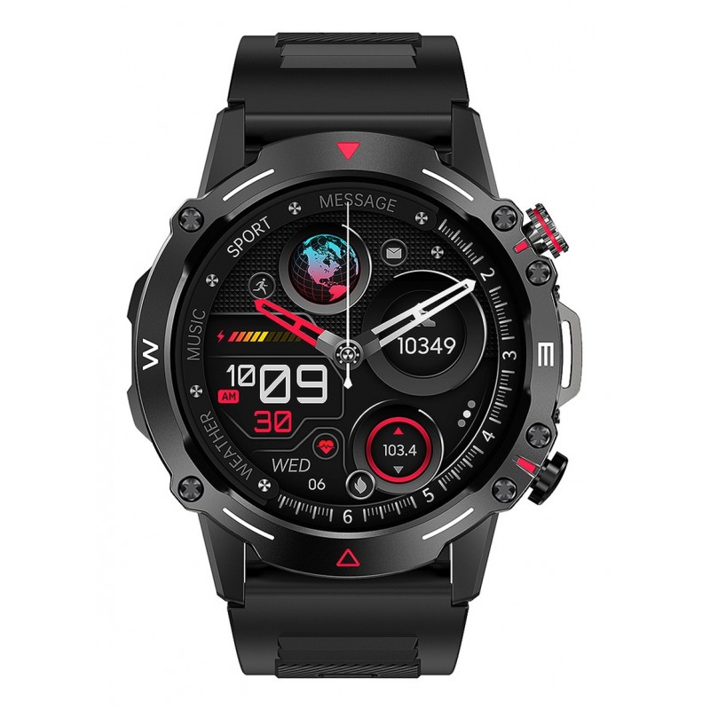 Trevi T-FIT 510 A 3.63 cm (1.43") AMOLED Digital 466 x 466 pixels Touchscreen Black