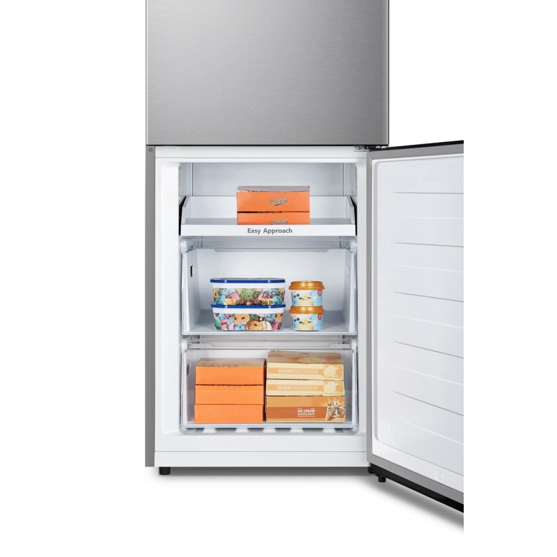 Hisense FCN300ACE frigorifero con congelatore Libera installazione 304 L E Acciaio inox