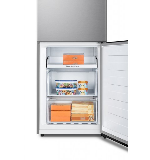 Hisense FCN300ACE frigorifero con congelatore Libera installazione 304 L E Acciaio inox