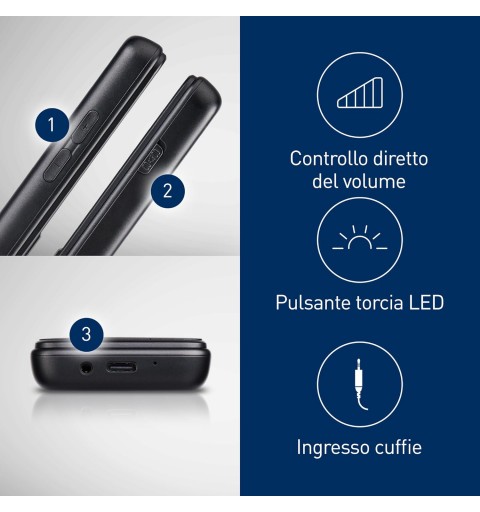 PANASONIC KXTF200 Cellulare 2.4" BT Con VivaVoce 2G Nero