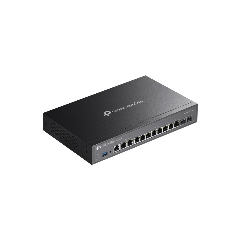 TP-Link Omada ER7412-M2 Routeur connecté 2.5 Gigabit Ethernet, Gigabit Ethernet Noir