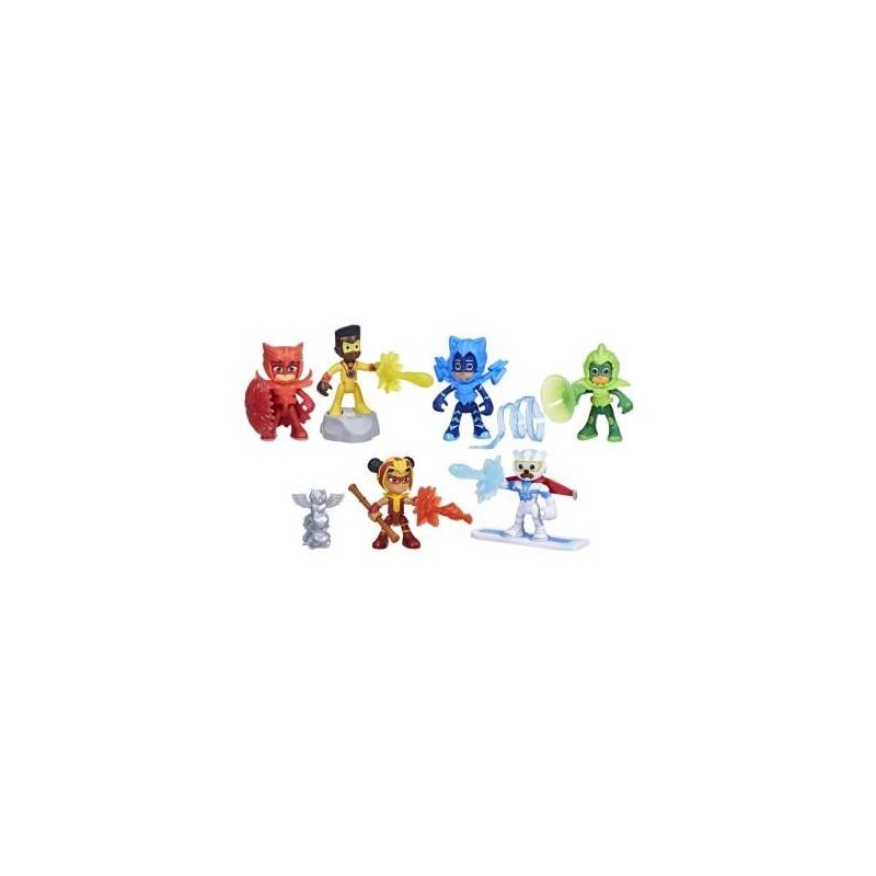 PJ Masks Super Pigiamini, La Squadra di Power Heroes, action figure per bambini e bambine in età prescolare