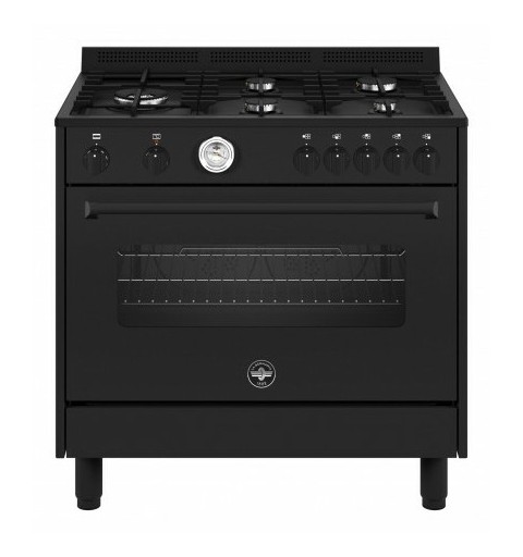 Bertazzoni La Germania Americana AMN965ETN24 cooker Freestanding cooker Electric Gas Black