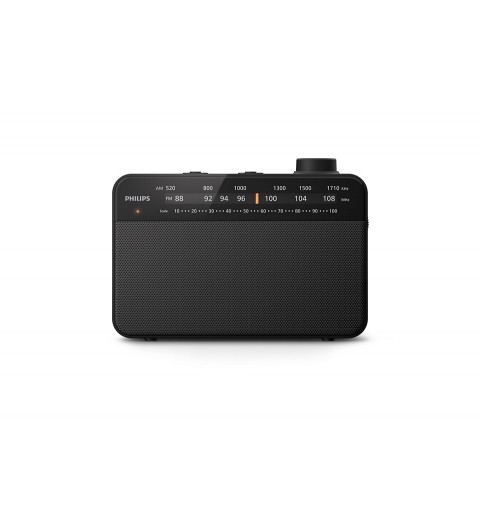 Philips TAR2509 10 radio Portátil Analógica Negro