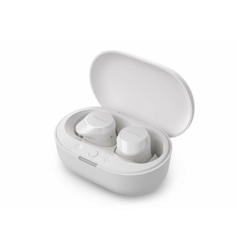 Philips TAT1209WT 00 auricular y casco Auriculares True Wireless Stereo (TWS) Dentro de oído Llamadas Música Bluetooth Blanco