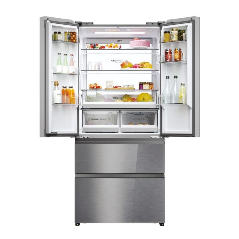 Haier HFR7819ENGC frigo américain Pose libre 504 L E Acier inoxydable