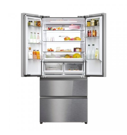 Haier HFR7819ENGC frigo américain Pose libre 504 L E Acier inoxydable