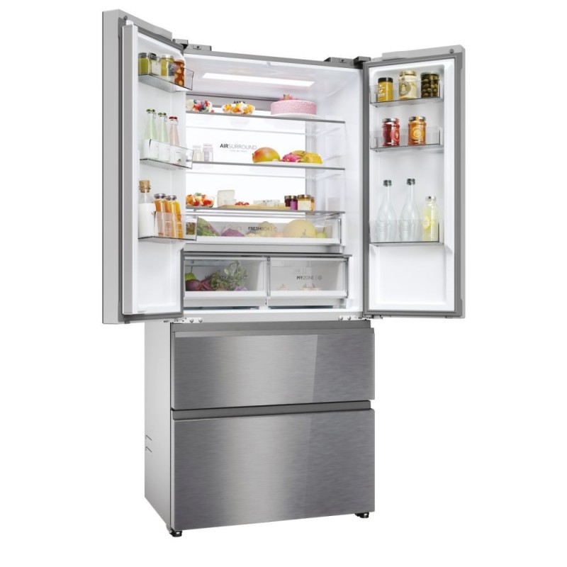 Haier HFR7819ENGC frigo américain Pose libre 504 L E Acier inoxydable
