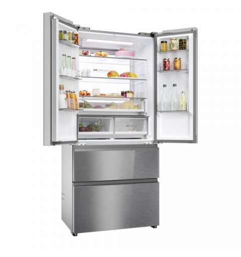 Haier HFR7819ENGC frigo américain Pose libre 504 L E Acier inoxydable