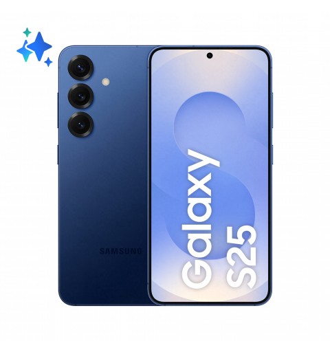 Samsung Galaxy S25 Smartphone AI, Display 6.2'' FHD+ Dynamic AMOLED 2X, Fotocamera 50MP, RAM 12GB, 256GB, 4.000 mAh, Navy