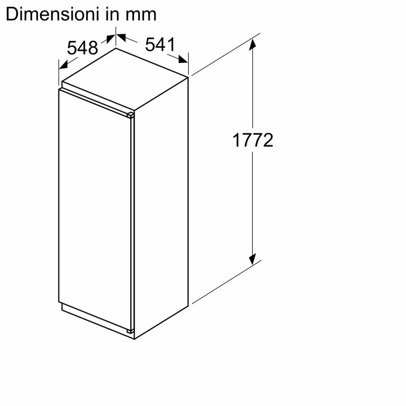 Bosch Serie 2 KIL82NSE0 Kühlschrank mit Gefrierfach Integriert 280 l E Weiß