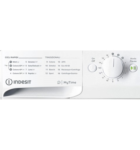 Indesit MTWC 71296 W IT lavatrice Caricamento frontale 7 kg 1200 Giri min Bianco
