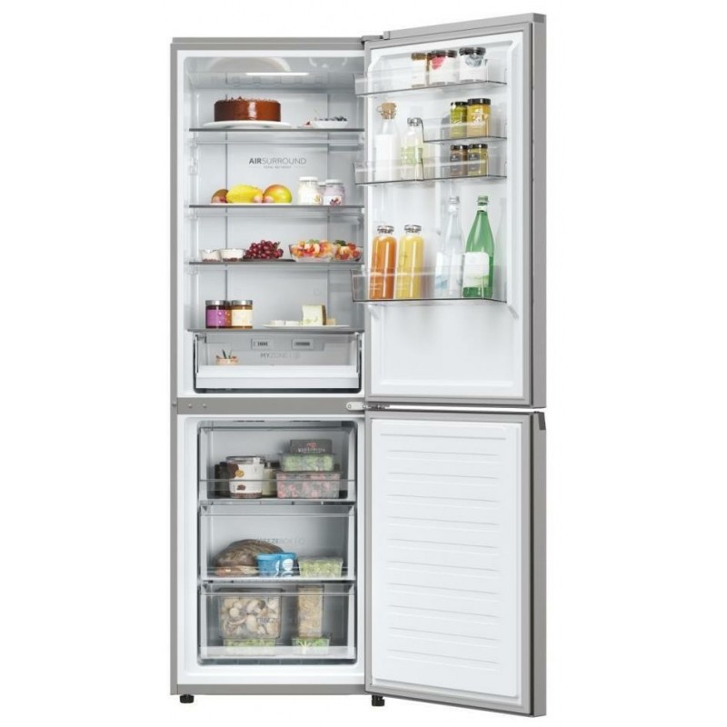 Haier 2D 60 Serie 3 HDPW3618DNPK(IT) Freistehend 352 l D Silber