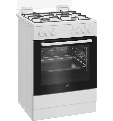 Beko FBE62011WC Freistehender Herd A Elektro Gaskochfeld Weiß