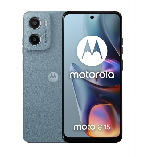Motorola moto e15 16,9 cm (6.67") SIM doble Android 14 Go edition 4G USB Tipo C 2 GB 64 GB 5200 mAh Azul
