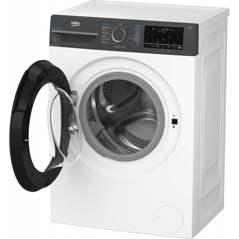 Beko b300 BMEUWSU4721A Waschmaschine Frontlader 7 kg 1200 RPM Schwarz, Weiß